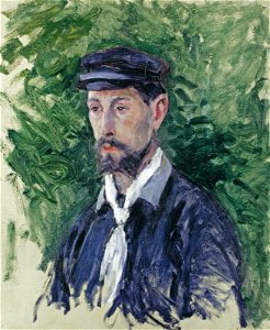 Eugène Lamy, by Gustave Caillebotte. Free illustration for personal and commercial use.