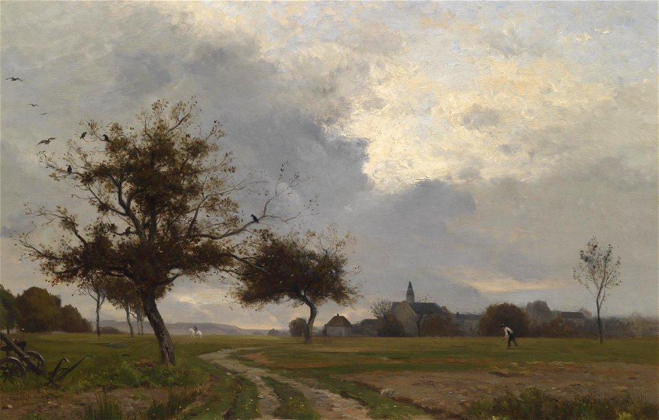 Eugène Lavieille Auf dem Feld