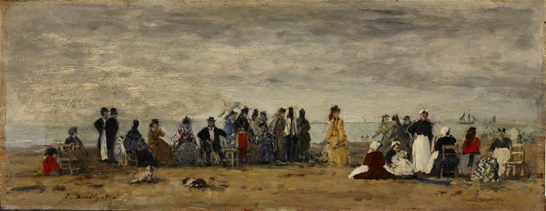 Eugène Louis Boudin - Trouville - Walters 37840