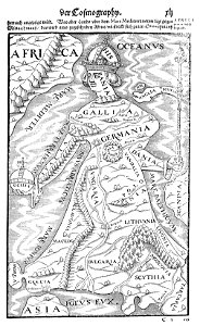 Europe as a Queen by Sebastian Münster