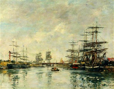 Eugène Louis Boudin (1824-1898) - Port d'Honfleur - 1-2003 - Southampton City Art Gallery