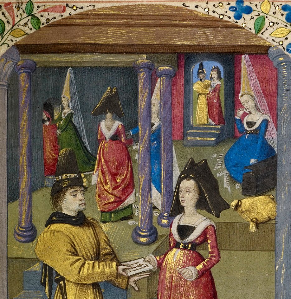 Euryalus Sends His First Letter to Lucretia - Google Art Project crop