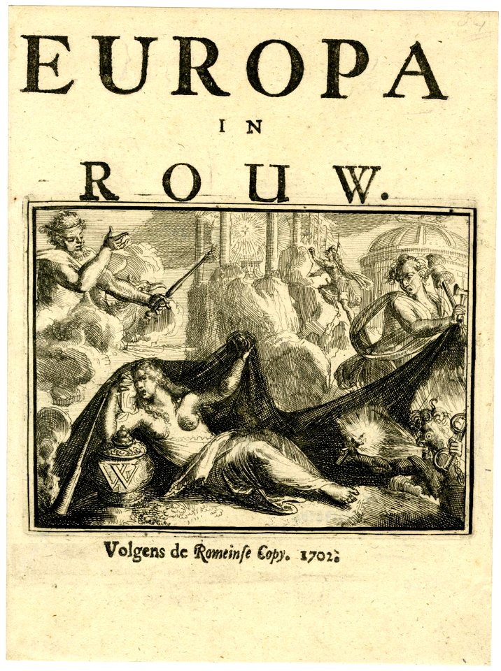 Europe in Rouw (Europe in Mourning) (BM 1854,0513.522.34)