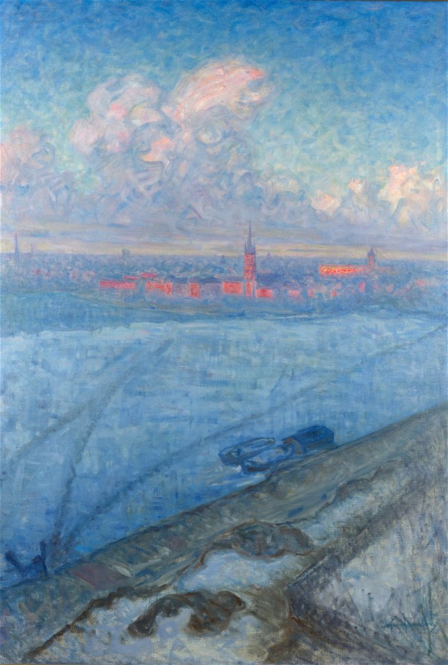 Eugéne Jansson The City at Sunset Thielska 134