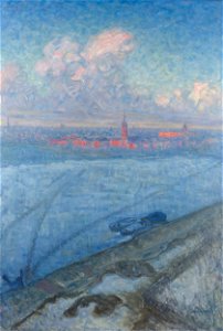 Eugéne Jansson The City at Sunset Thielska 134