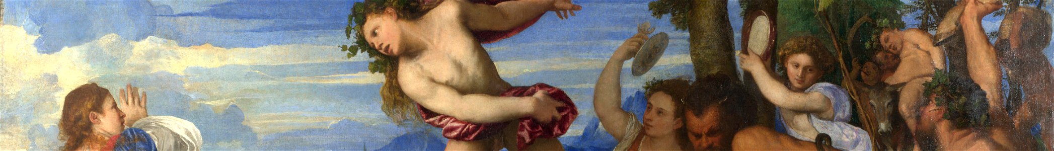 European art banner Bacchus and Ariadne