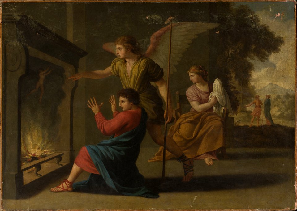 Eustache Le Seur - Marriage of Tobias and Sarah - M.Ob.268 MNW - National Museum in Warsaw