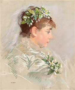 Eva Gonzalès - La Mariée (Jeanne Gonzalès)