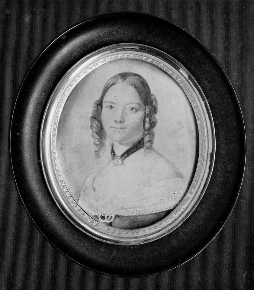 Eva Sophia Borgstedt (1822-1902), dotter till Nils Fredrik Borgstedt, gift Blixt - Nationalmuseum - 39244