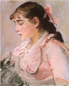 Eva Gonzalès - La femme en rose