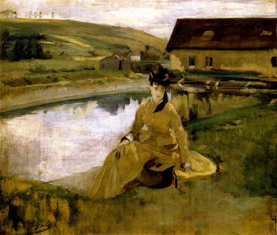 Eva Gonzalès - Les oseraies (Ferme en brie)
