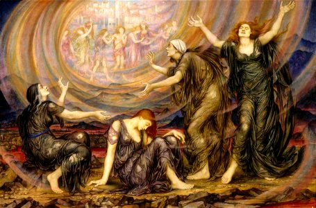 Evelyn De Morgan (1855-1919) - The Mourners - 1288978 - National Trust