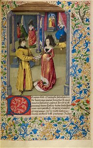 Euryalus Sends His First Letter to Lucretia - Google Art Project