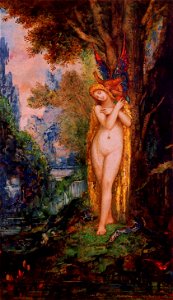 Eve by Gustave Moreau (1885). Free illustration for personal and commercial use.