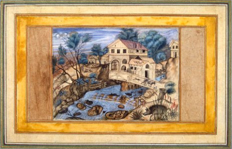 European Landscape by Ali-Quli ibn Muhammad