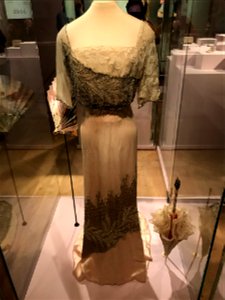 Evening dress V.V. Karakhan and parasol