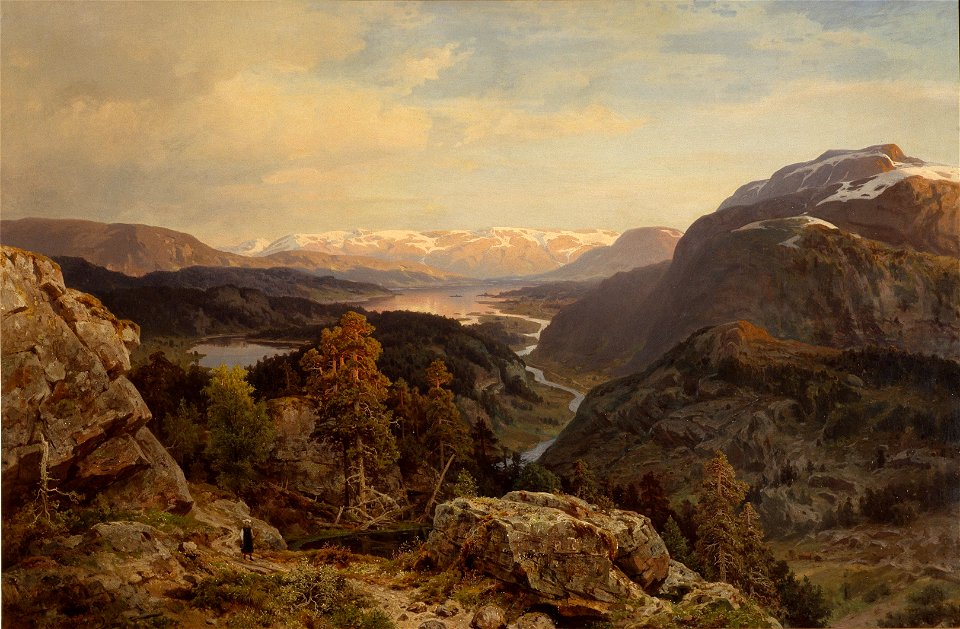 Evening in the Norwegian Mountains (Morten Müller) - Nationalmuseum - 18278