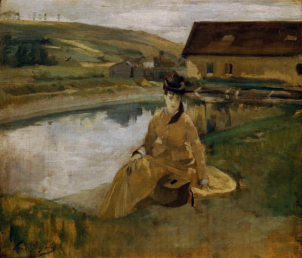 Eva Gonzalès - Am Wasser - 1169 - Österreichische Galerie Belvedere