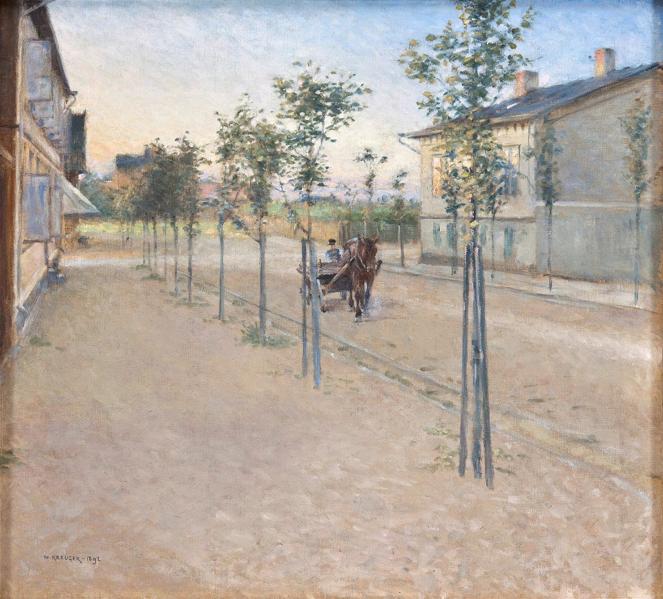 Evening in Varberg (Nils Kreuger) - Nationalmuseum - 18558