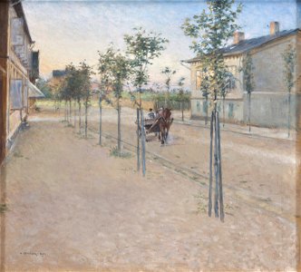 Evening in Varberg (Nils Kreuger) - Nationalmuseum - 18558