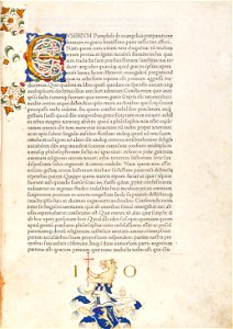 Eusebius evangelica praeparatione - Jenson 1470 1r
