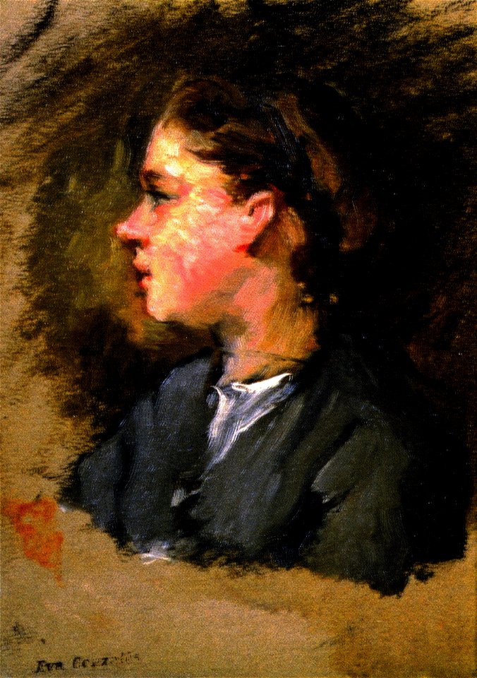 Eva Gonzalès - Jeanne Gonzalès de profil (not in CR)