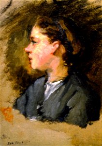 Eva Gonzalès - Jeanne Gonzalès de profil (not in CR)