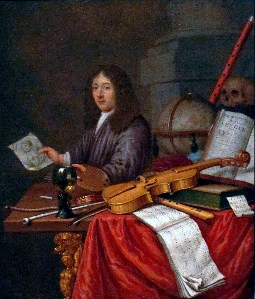 Evert Collier's Self-Portrait with a Vanitas Still-lifeFXD