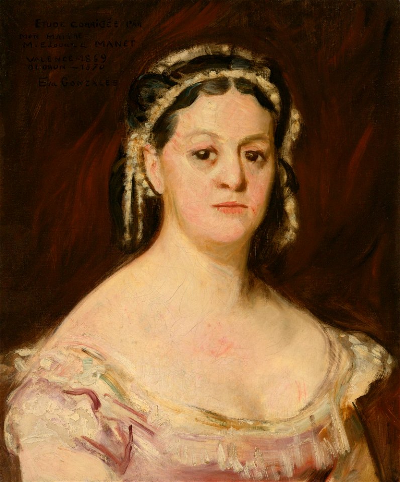 Eva Gonzalès - Portrait de femme (CR 16)