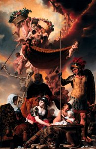 The birth of Frederik Hendrik, by Caesar van Everdingen