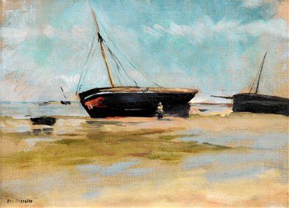 Eva Gonzalès - Bateau à marée basse