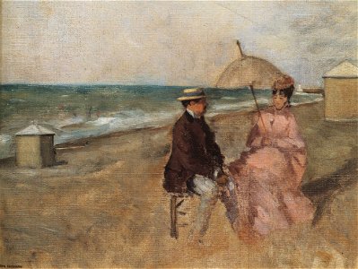 Eva Gonzalès - Étude sur la plage