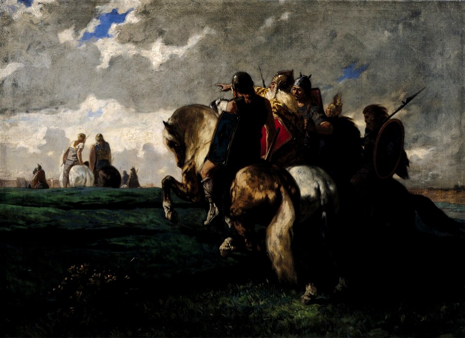 Evariste-Vital Luminais - En vue de Rome