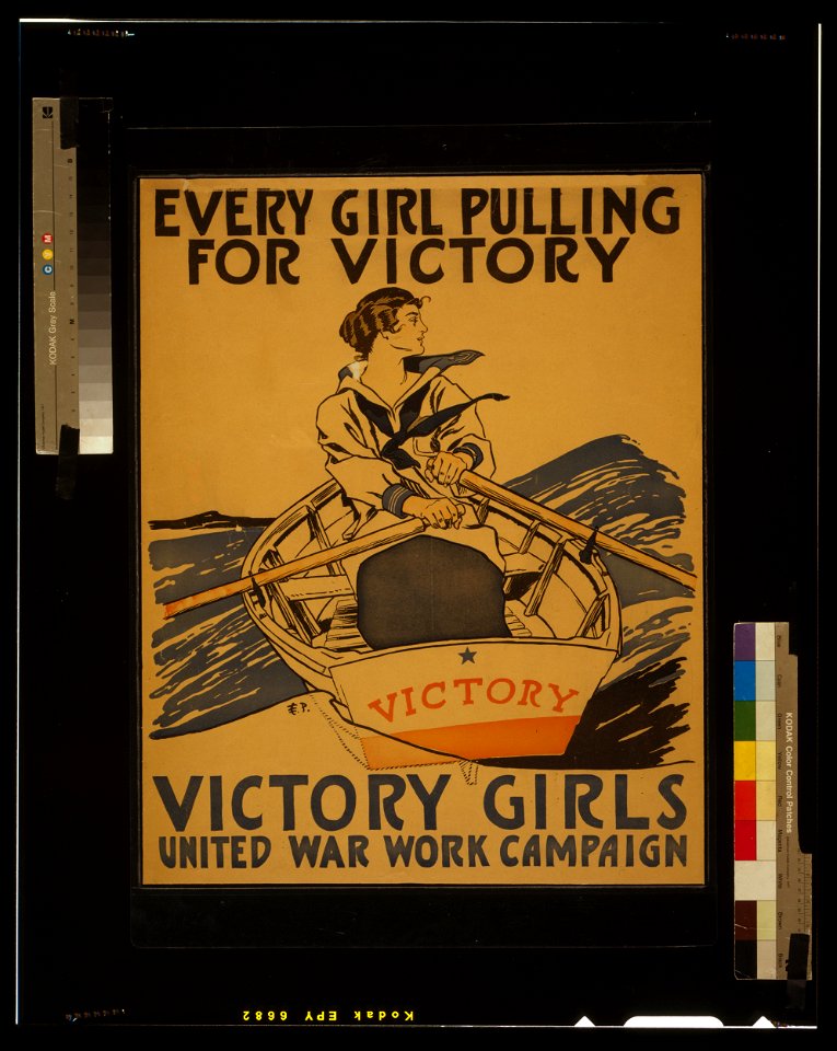 Every girl pulling for victory - Victory Girls United War Work Campaign - E.P. LCCN2002719432