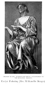 Evelyn De Morgen Pickering - Drapery study