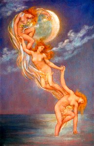 Evelyn De Morgan (1855-1919) - Moonbeams - 541079 - National Trust
