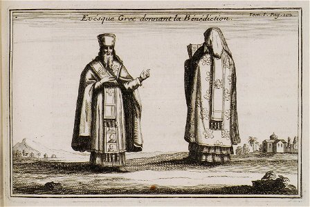 Evésque Grec donnant la Bénédiction - Tournefort Joseph Pitton De - 1717