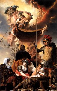 Allegory of the Birth of Frederik Hendrik c1650 Caesar van Everdingen