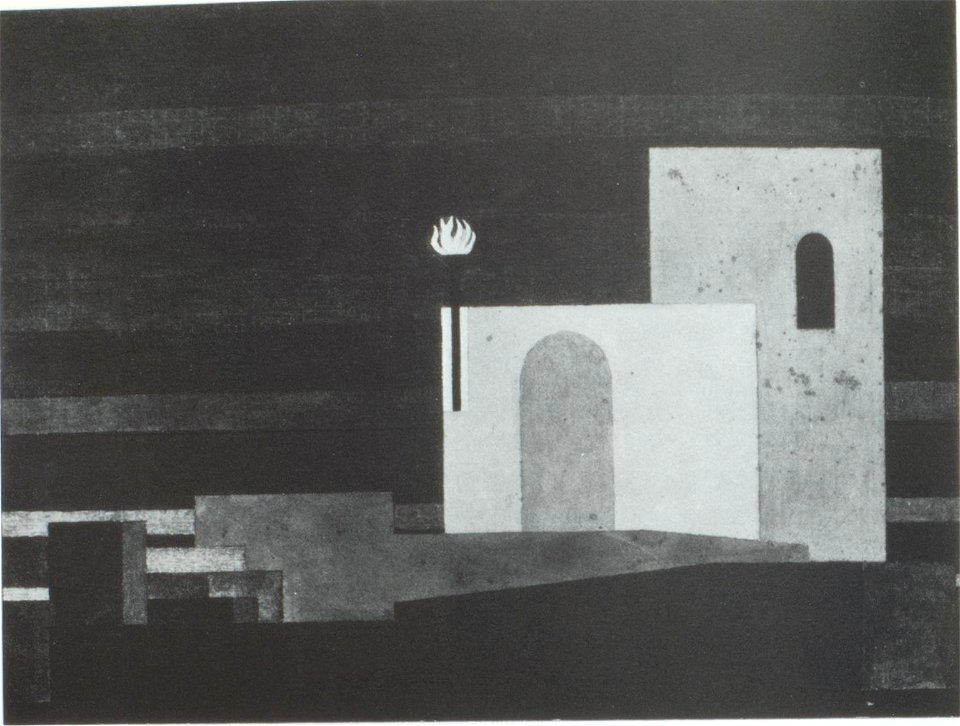 Ewald Dülberg Tristan und Isolde 2. Akt 1. Bild