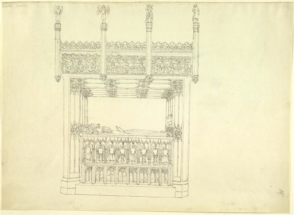 Duchess of Suffolk monument Ewelme Church 1773