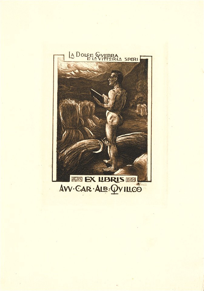 Ex libris Carlo Alberto Quilico