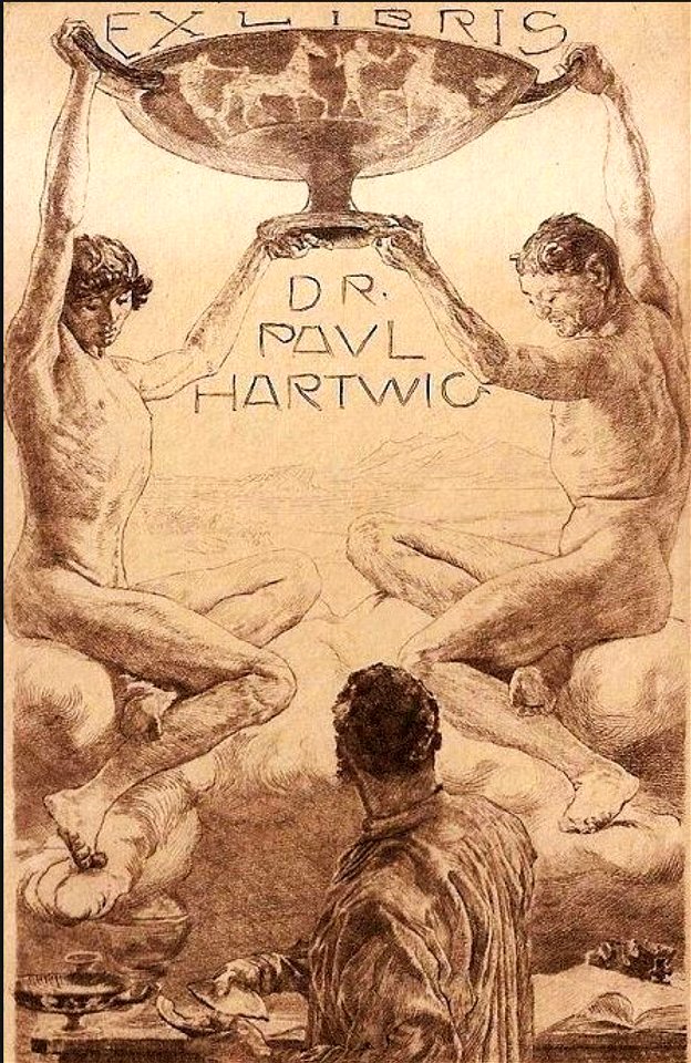 Ex libris Paul Hartwig (Greiner)