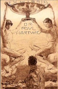 Ex libris Paul Hartwig (Greiner)