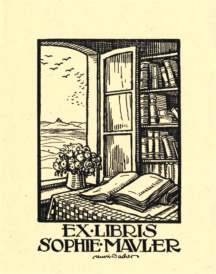 Ex libris Sophie Mauler