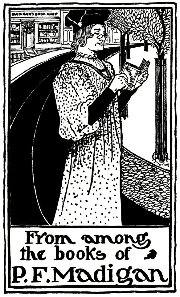 Ex libris of P F Madigan