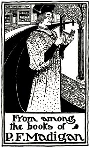 Ex libris of P F Madigan