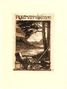 Ex libris Rulemann Grisson 1919