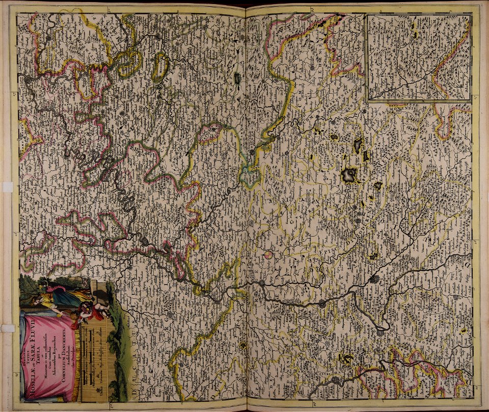 Exactissima totius Mosellae et Sarae fluvii tabula - CBT 5875506