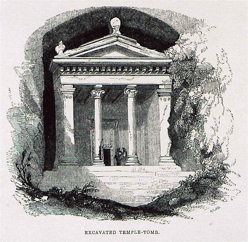 Excavated temple-tomb - Allan John H - 1843