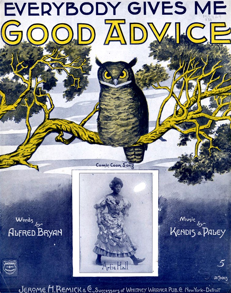 Everybody gives me good advice 1906